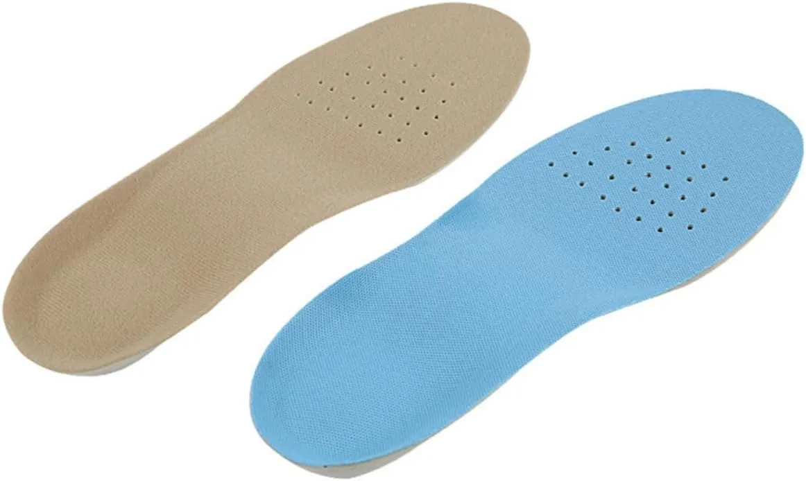 1 Pair Unisex Sports Insoles Shock Absorbing Shoe Pads for Arch Support S Blue for Athletic Activities and Daily Use Enhances Stability and Reduces Joint Stress