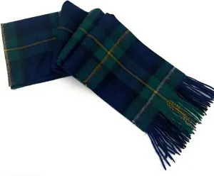 100% Lambswool Scottish Tartan Scarf - 12x60 - Smooth Brushed various Checkered Spring scarves gift
