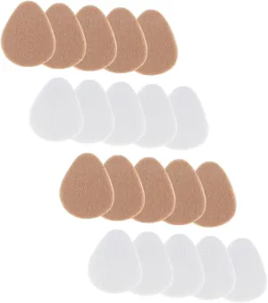 10Pairs Thickened Forefoot Cushions High Heel Insoles for Women Men Skid Foot Pads for All Shoe Comfortable Breathable Support Inserts