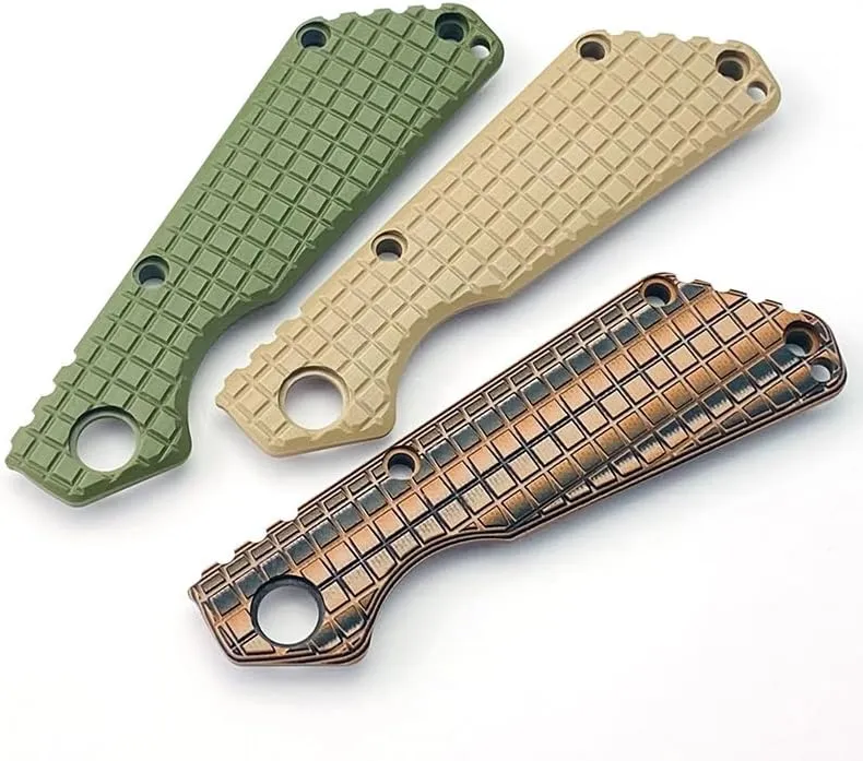 1PC G10 Scale Handle Fits for Strider SNG New Version, Custom Anti-Slip Handle Patch DIY Replacement Accessories