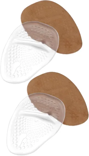 2Pairs High Heel Cushions Thickened Forefoot Pads for Women Non Slip Shoe Inserts Comfort Cushioning for High Heels Flats Boots Options