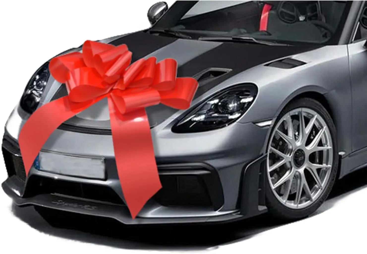 30 inch Car Bow,Giant Gift Bow for Car,Big Bow for Car Huge Car Bow,Big Bow for Gifts-Red