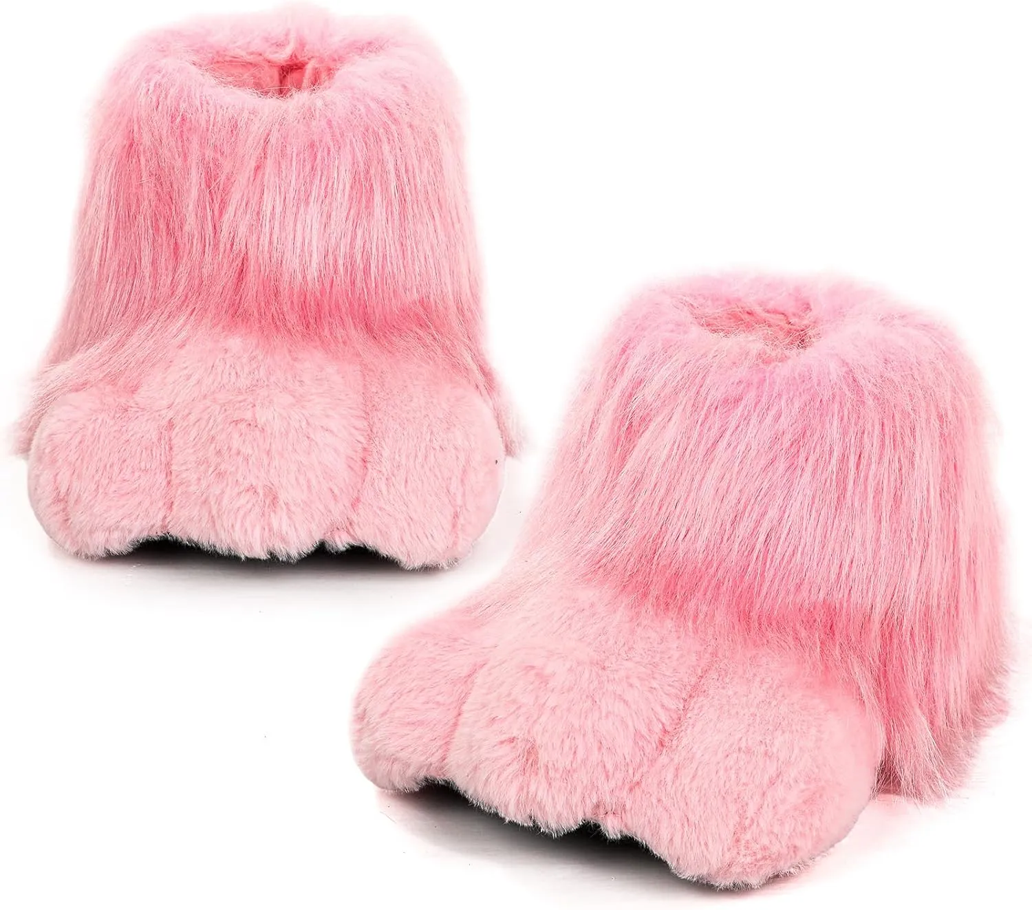 Adult Easter Bunny Boot Rabbit Foot Shoes Easter Bunny Costume Accessories Plush Rabbit Slippers for Easter