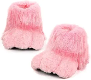 Adult Easter Bunny Boot Rabbit Foot Shoes Easter Bunny Costume Accessories Plush Rabbit Slippers for Easter