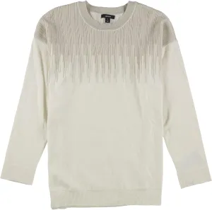 Alfani Womens Vented Hem Pullover Sweater