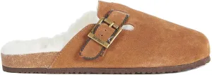 Barbour Womens Nellie Faux Fur Luxurious Comfort Slip-on Slippers - Camel Suede - 7
