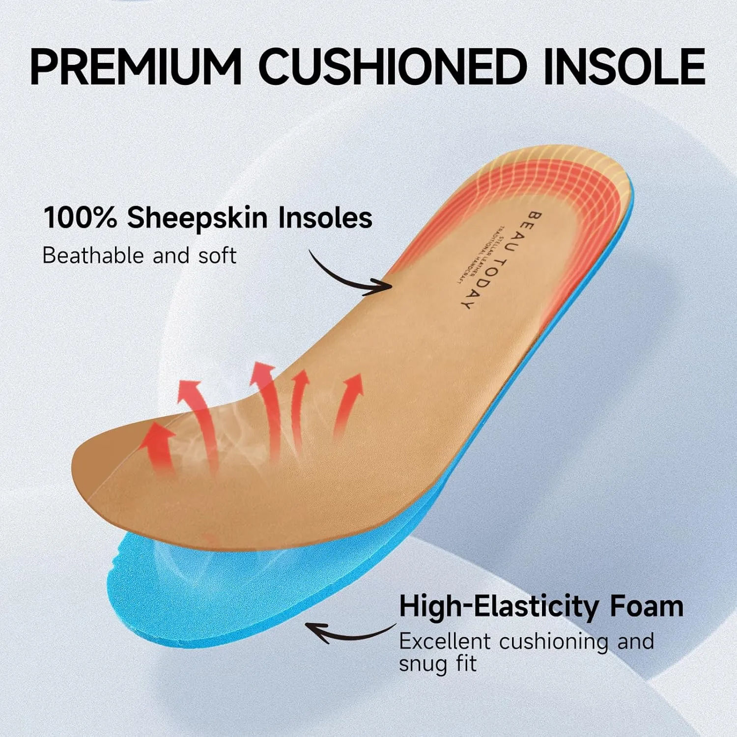 BEAU TODAY Suede Tassel Loafers for Women, Slip On Flats Shoes Women Comfortable, Lightweight Ladies Loafers Shoes Dress Casual Business Driving Moccasins for Work
