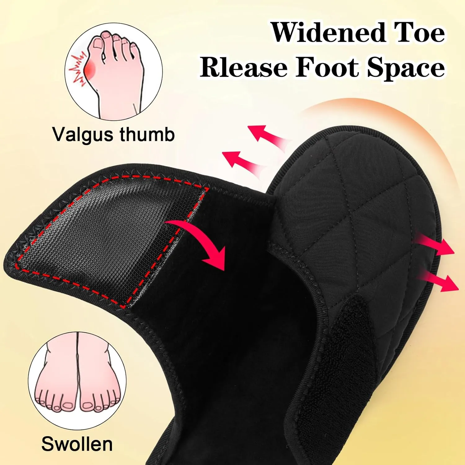 Besroad Mens Slippers Wide Memory Foam House Slippers Adjustable Diabetic Shoes Arthritis Edema Swollen House Shoes