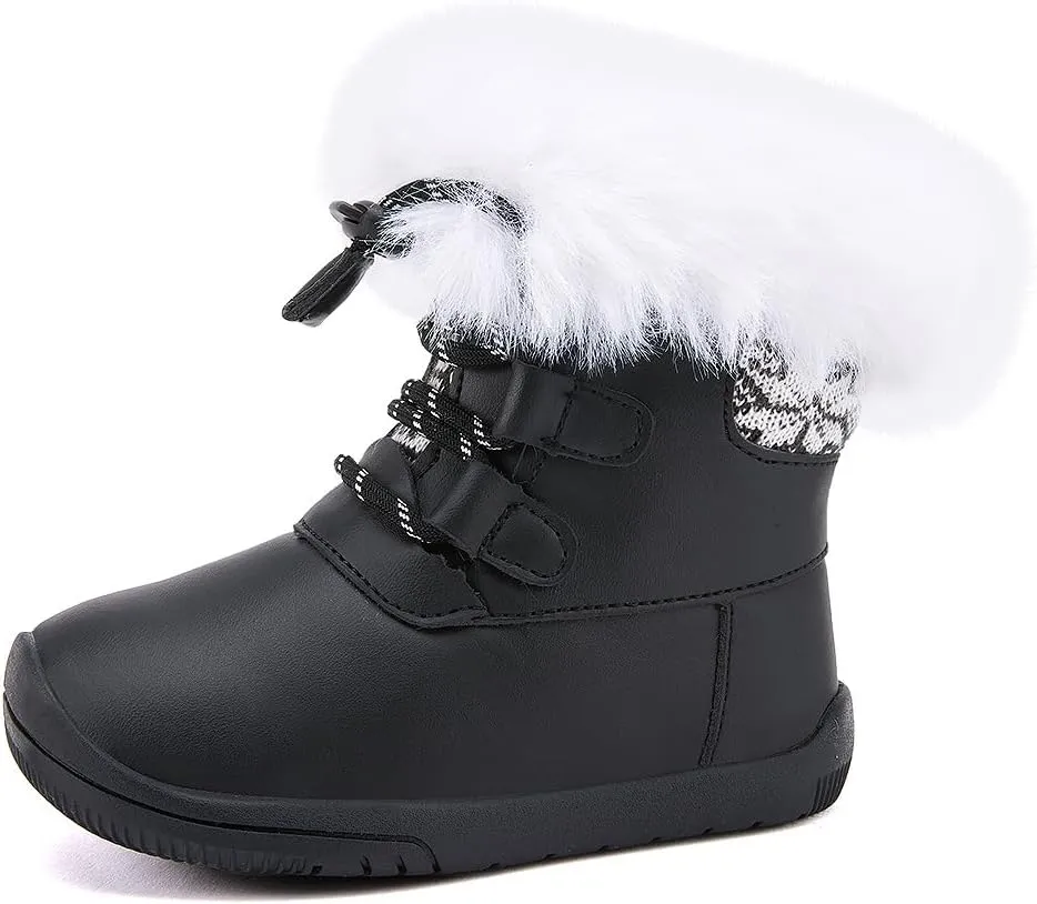 BMCiTYBM Baby Girls Boys Boots High Top First Walking Shoes