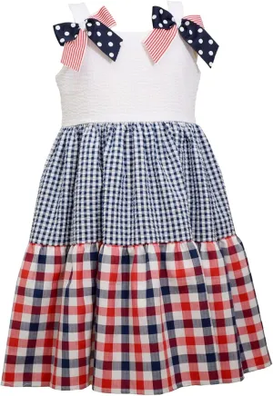 Bonnie Jean Girl's 4th of July Dress for Baby, Toddler, Little and Big Girls