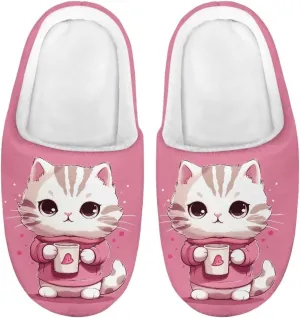 Boys Girls House Slipper Kids Warm Winter Slippers Slip On Nonslip Indoor Plush Slippers Shoes