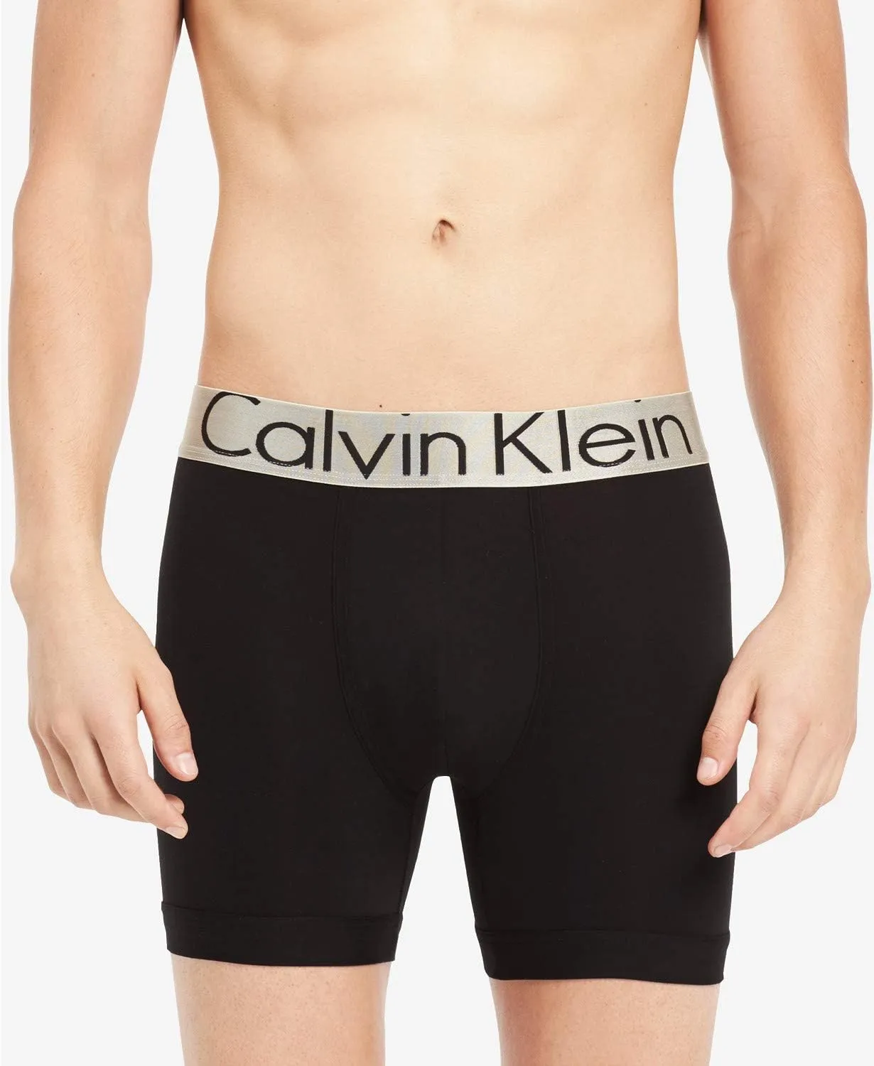 Calvin Klein Men's Steel Micro 3-Pack Boxer Briefs