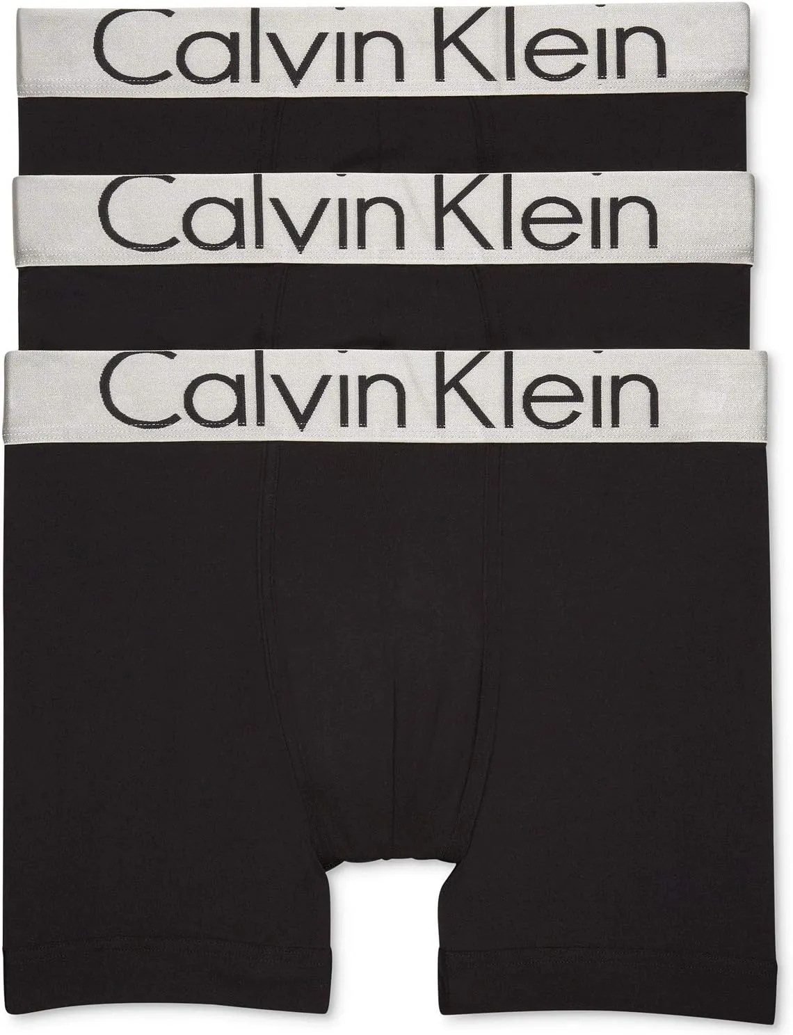 Calvin Klein Men's Steel Micro 3-Pack Boxer Briefs