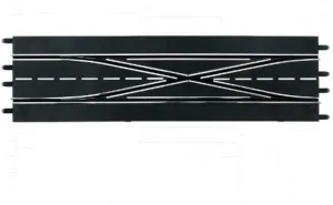 Carrera 30347 Double Lane Change Track Section add on Expansion Accessory Part Compatible with Digital 132 and 124 Slot car Tracks