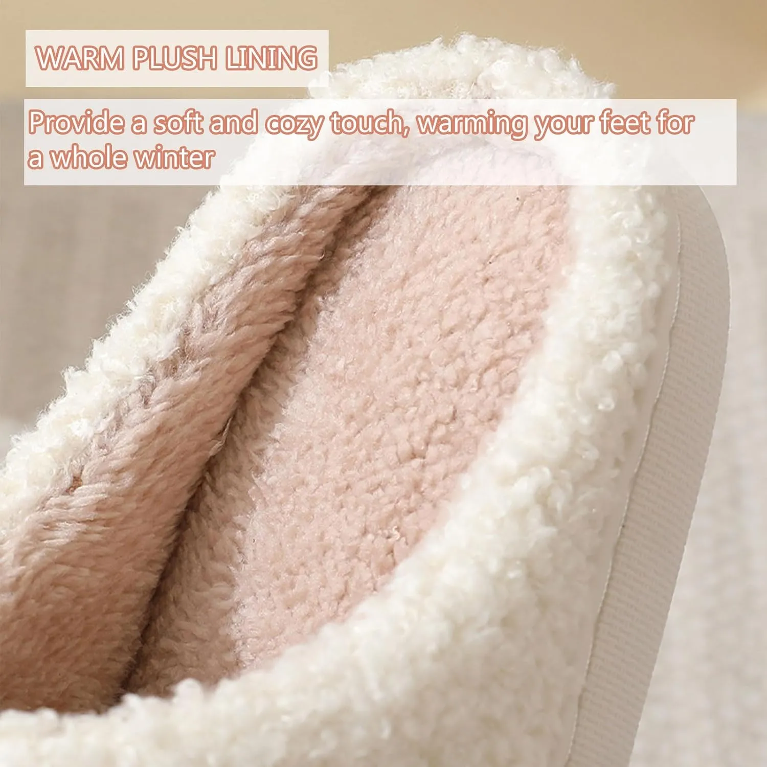 Cartoon Slippers for Womens Mens Cute Cozy Plush Warm Slip-on House Shoes for Indoor and Outdoor Meet Me at Midnight Strawberry Mushroom Evil Eyes Love Heart Slippers