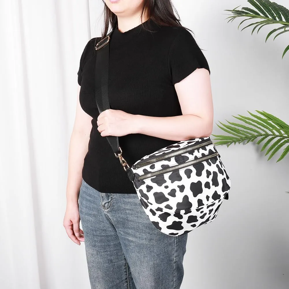 Checkered Crossbody Bag Bum Bags For Women Checkerboard Purse Plaid Pattern Colorblock Fanny Pack