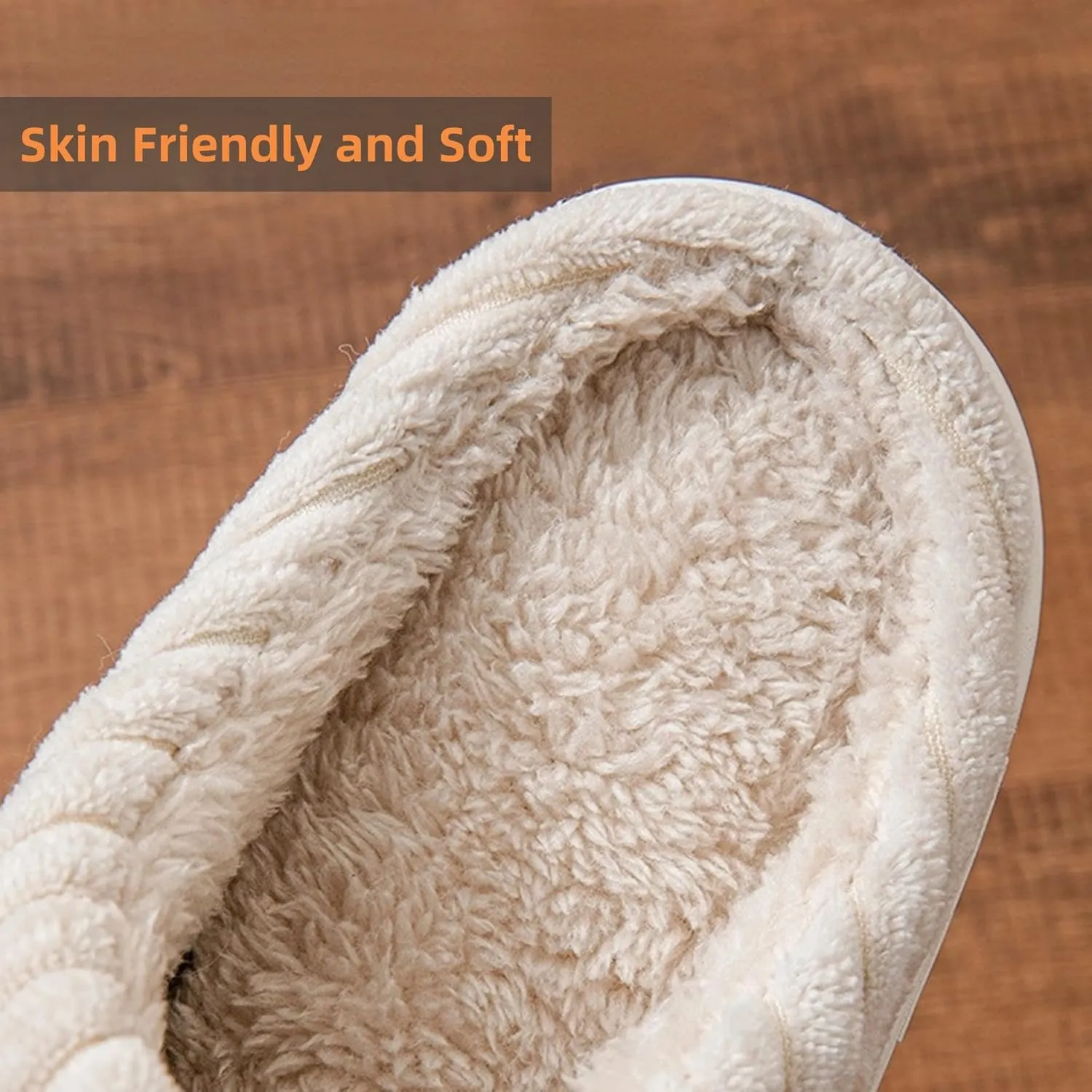 Checkered Plush House Slippers for Women Men, Non-Slip Memory Foam Indoor Slides, Plaid Winter Warm Fuzzy Home Slipper, Cozy Fleece Lined Shoes