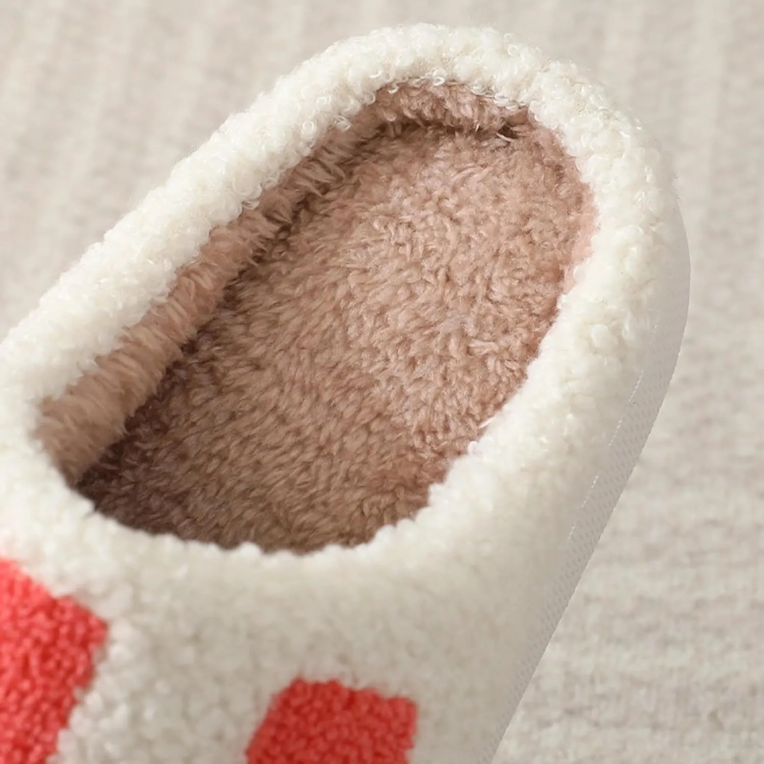 Checkered Slippers for Women Men Slip On Indoor House Slides Winter Plush Warm Slippers Cozy House Shoes Soft Lightweight Non Slip Sole Home Slippers Couples Bedroom Slippers Outdoor Wear