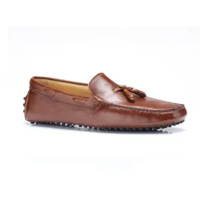 Chestnut Shrunken Baby Calf Leather With Tassel