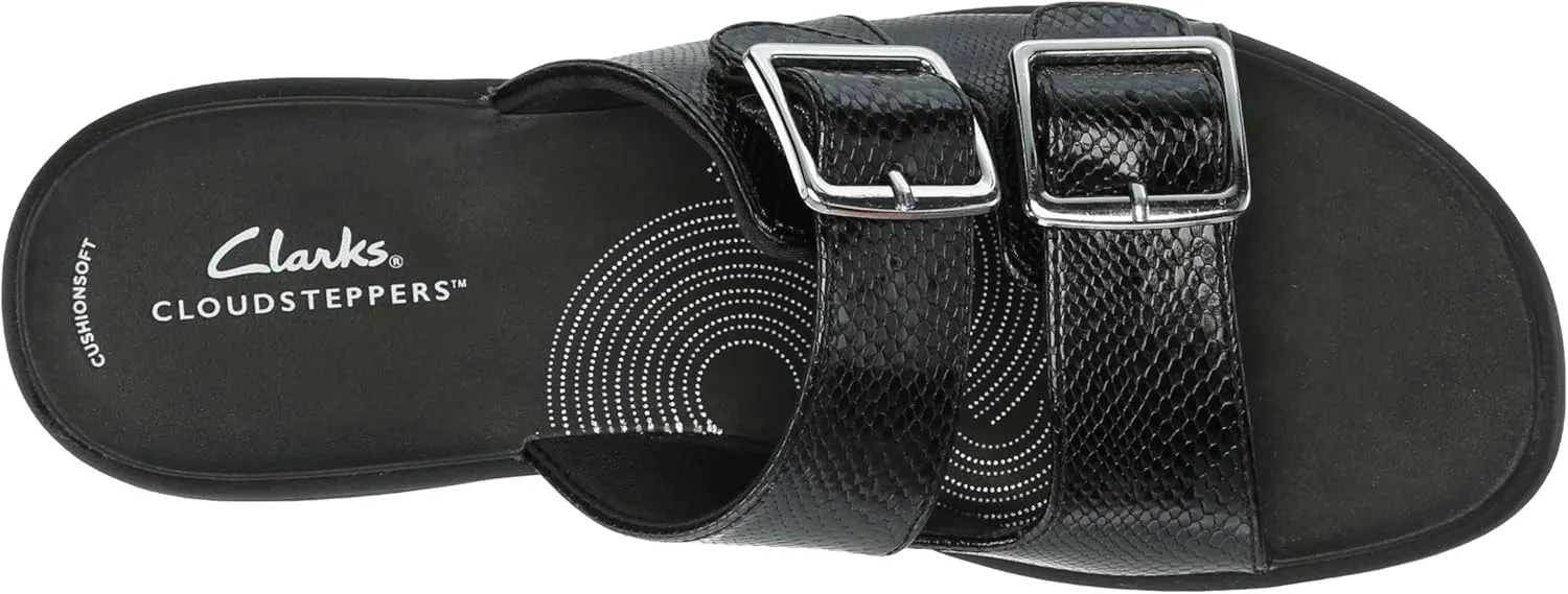 Clarks Women's Drift Buckle Slide Sandal