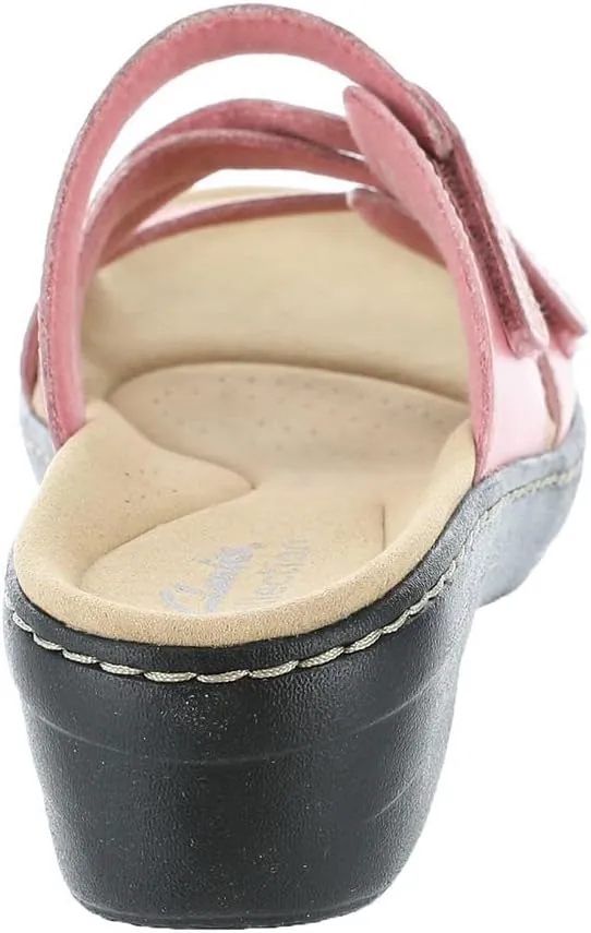 Clarks Women's Merliah Karli Slide Sandal, Dusty Rose, 7.5