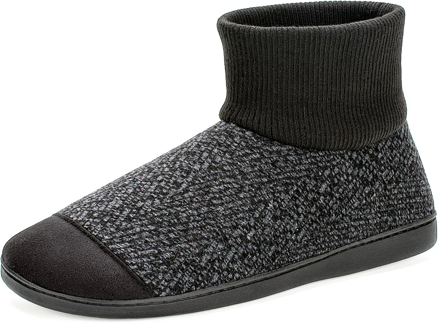 Cozylook Mens Slipper Socks Fleece Lined Non-slip Soles, Winter Soft Thick Cozy Home Boots, Warm Fuzzy House Shoes Indoor