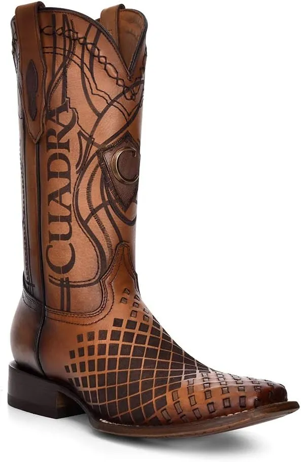 Cuadra Men's Rodeo Boot in Genuine Leather Brown