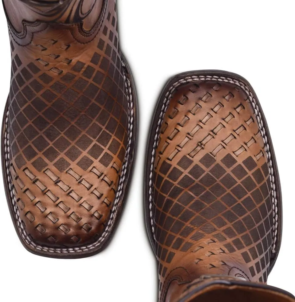 Cuadra Men's Rodeo Boot in Genuine Leather Brown