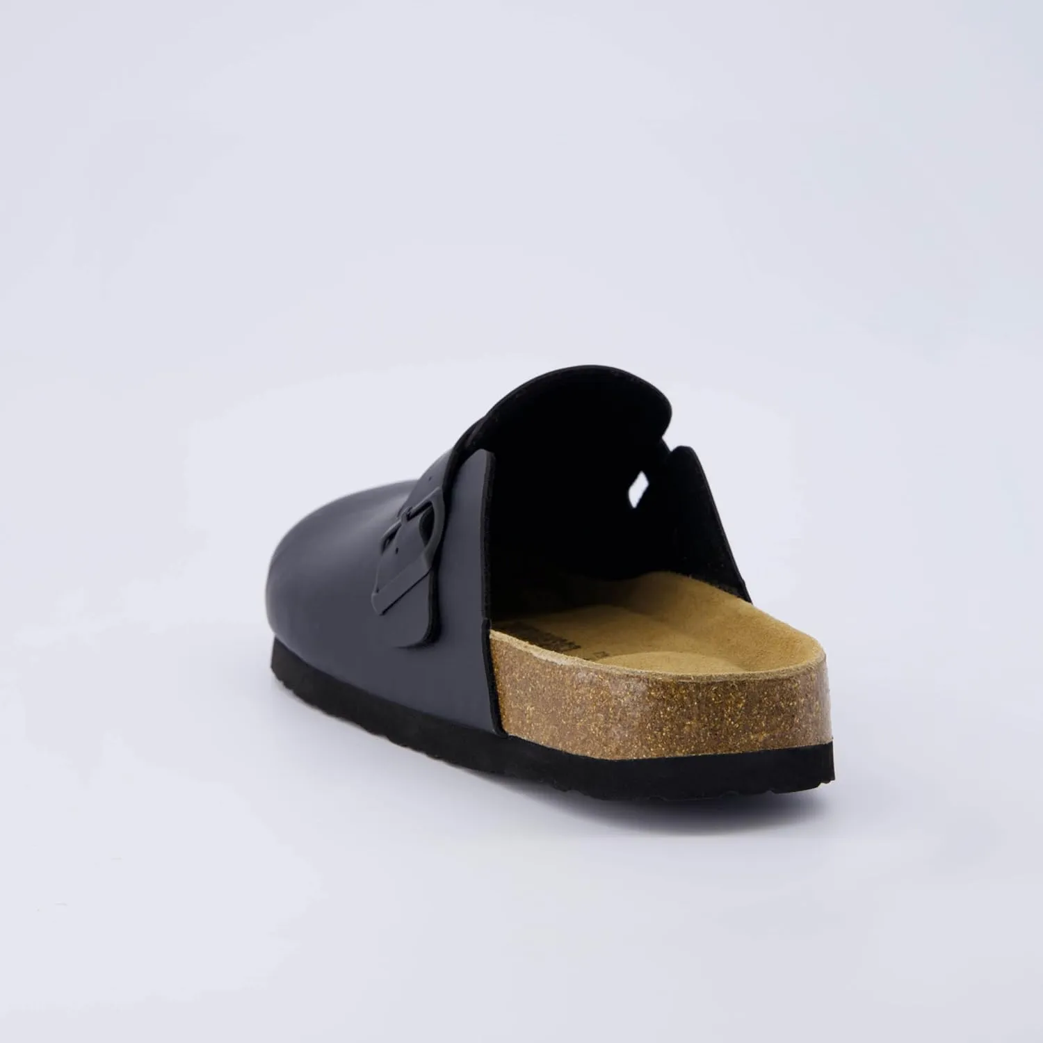CUSHIONAIRE Men's Haze Genuine Suede Faux Fur Cork Footbed Clog with  Comfort