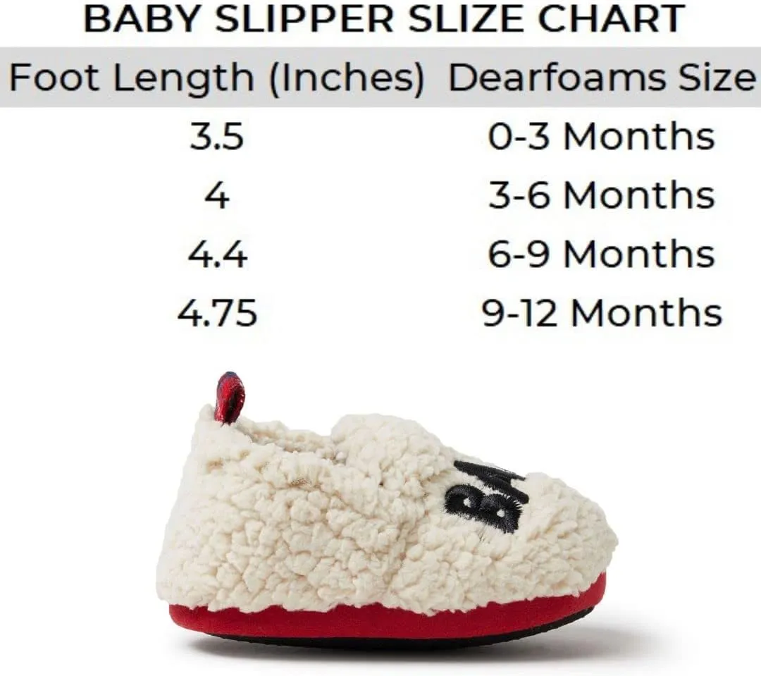 Dearfoams Easter Basket Stuffers Gifts for Kids Toddler Lil Bear and Baby Bear Slipper