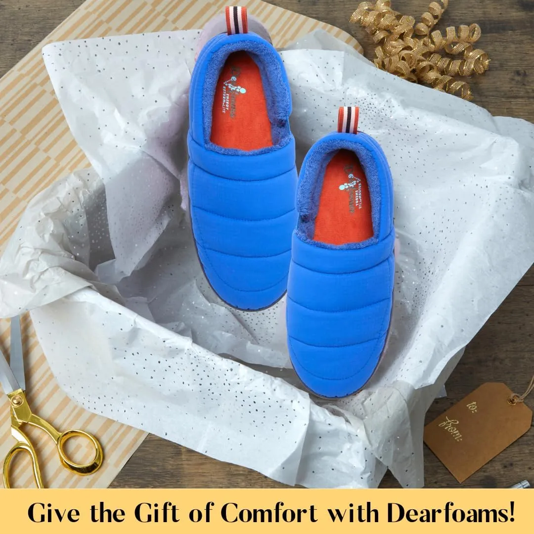 Dearfoams Men's Cullen Ripstop Closed Back Indoor/Outdoor Slipper