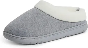 Dearfoams Women's Olive Memory Foam Sweatshirt Clog