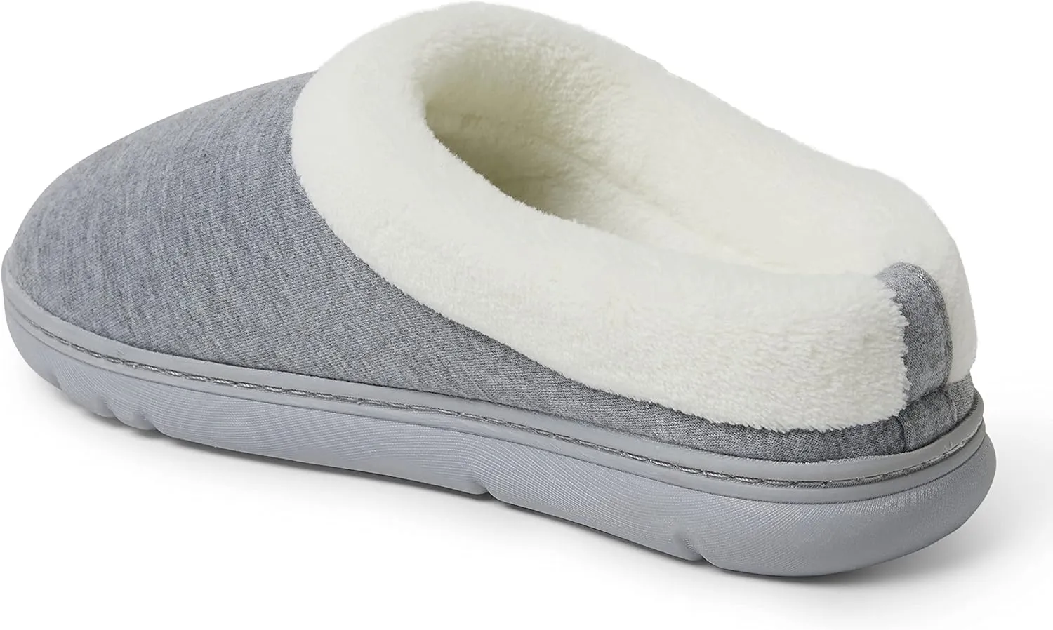 Dearfoams Women's Olive Memory Foam Sweatshirt Clog