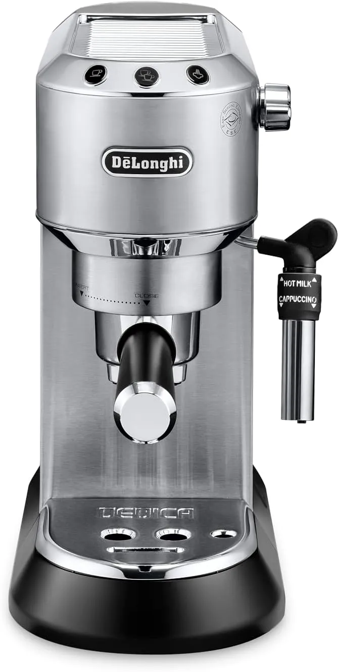 De'Longhi EC685M Dedica Deluxe Automatic Espresso Machine,35 oz, 1, Metallic