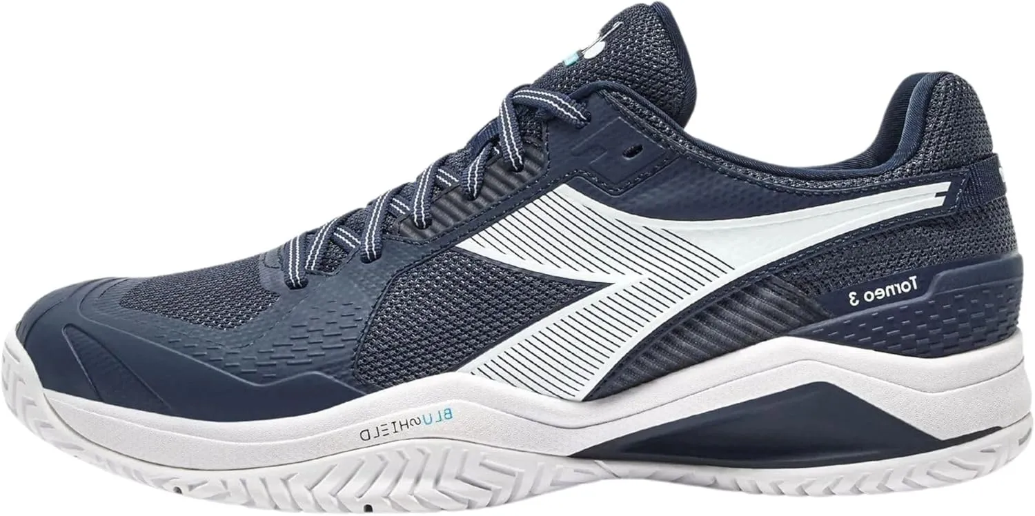 Diadora Men's Blushield Torneo 3 All Ground Tennis Shoe