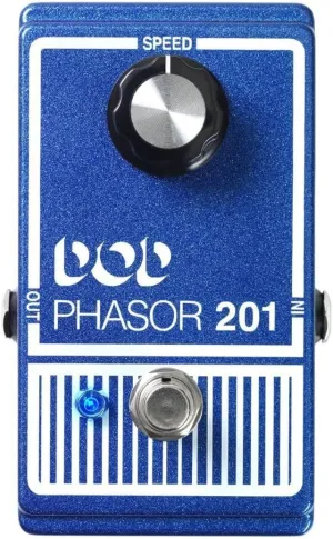 DigiTech DOD201-13 Phasor 201 Analog Effect Pedal with True Bypass, Blue LED Indicator, and Modern 9V DC Power Supply Input (Blue)