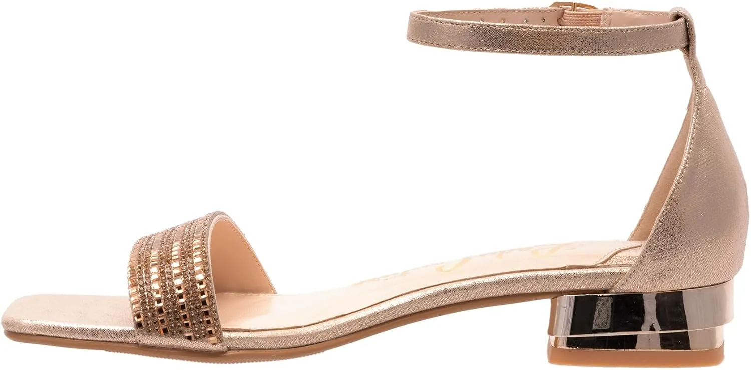 Doris Metallic Heel Flat Sandal