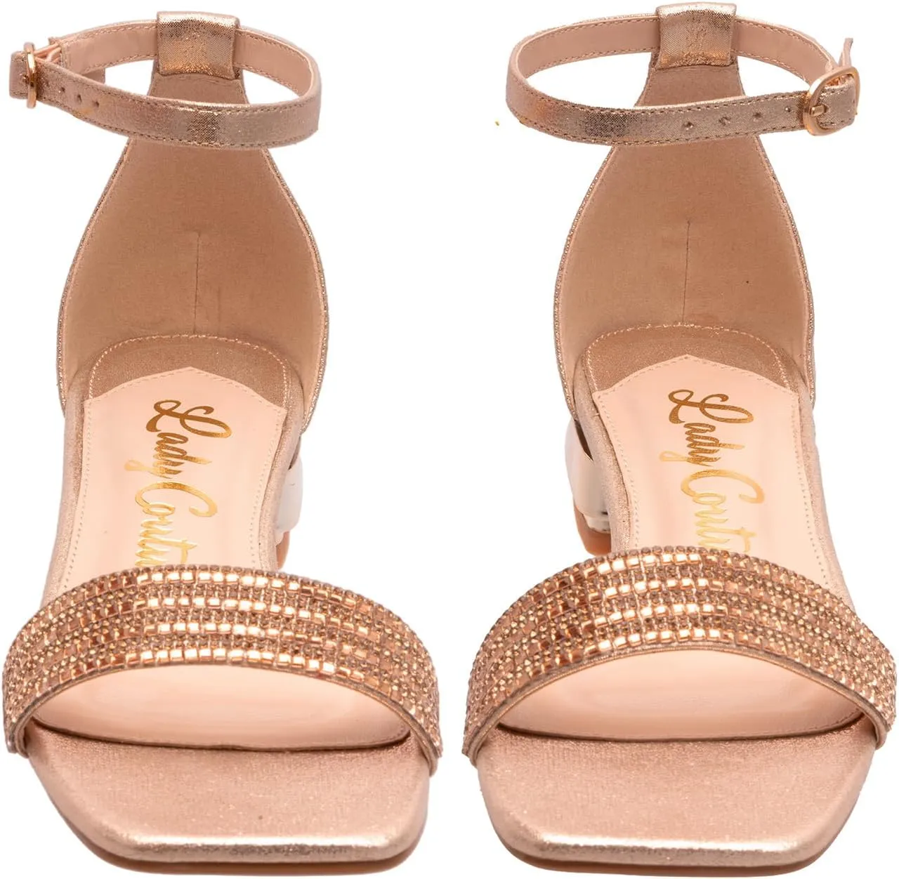 Doris Metallic Heel Flat Sandal