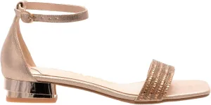 Doris Metallic Heel Flat Sandal