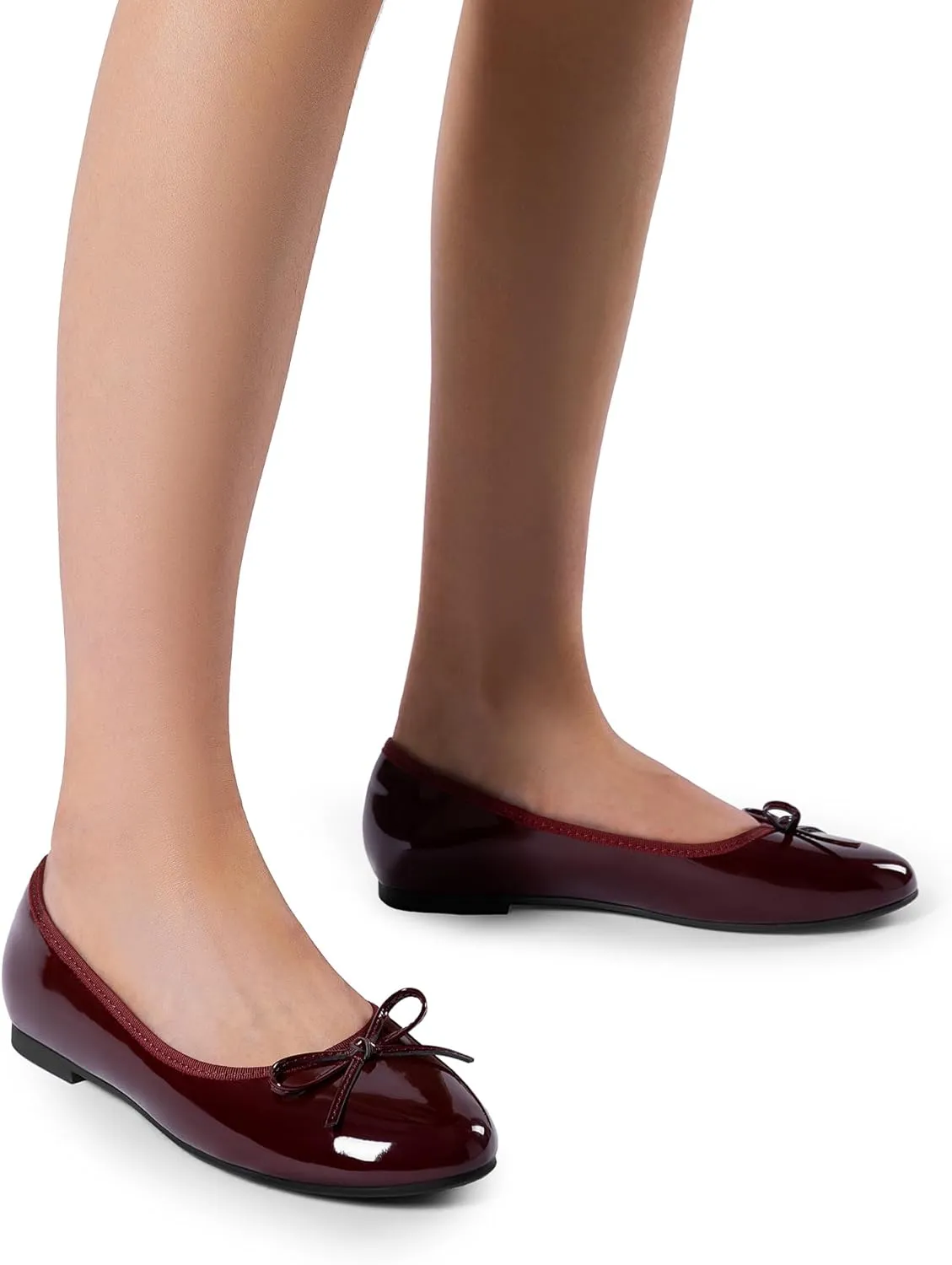 DREAM PAIRS Women's Flats, Round Toe Ballet Flats, Comfortable Slip-on Dressy Business Casual Work Office Ballerina Flat Dress Shoes
