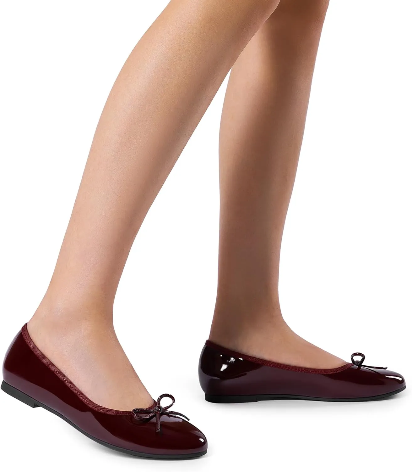 DREAM PAIRS Women's Flats, Round Toe Ballet Flats, Comfortable Slip-on Dressy Business Casual Work Office Ballerina Flat Dress Shoes