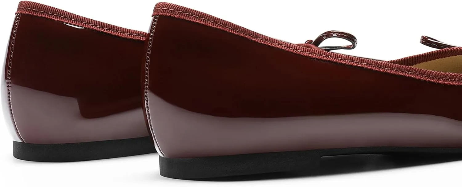 DREAM PAIRS Women's Flats, Round Toe Ballet Flats, Comfortable Slip-on Dressy Business Casual Work Office Ballerina Flat Dress Shoes