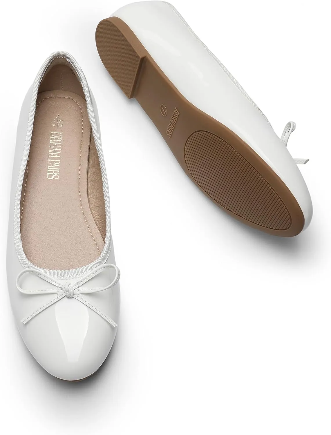 DREAM PAIRS Women's Flats, Round Toe Ballet Flats, Comfortable Slip-on Dressy Business Casual Work Office Ballerina Flat Dress Shoes