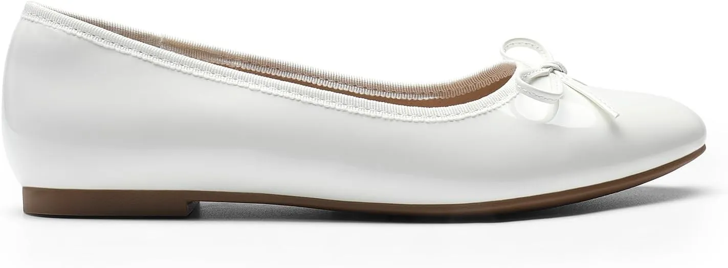DREAM PAIRS Women's Flats, Round Toe Ballet Flats, Comfortable Slip-on Dressy Business Casual Work Office Ballerina Flat Dress Shoes