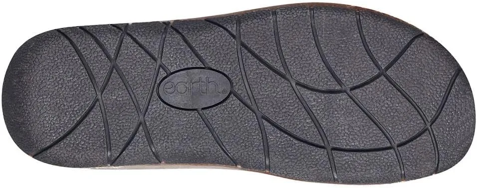 Earth Womens ETELANA Logo Faux Fur Clogs