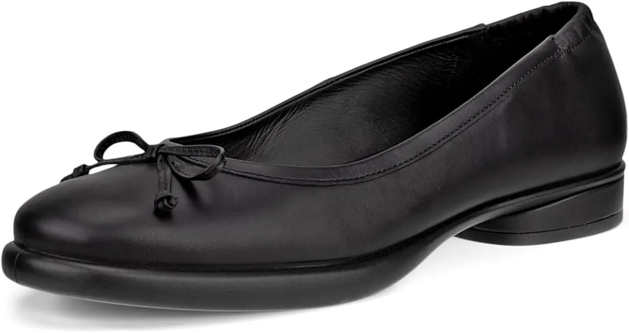 ECCO Women's Sculpted Luxe Ballerina Bow Ballet Flat