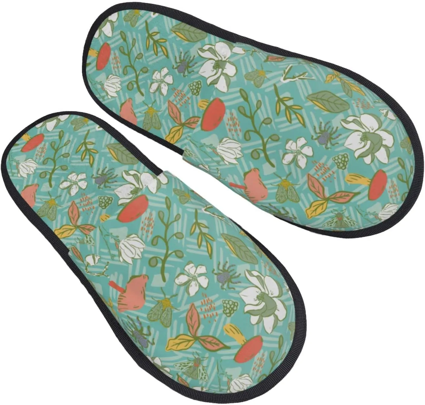Feather Royale Unisex Slip On House Slippers Closed Toe Indoor Home Slipper For Men Women Comfy Cozy Soft Non-Slip Bedroom Slippers Houseshoes