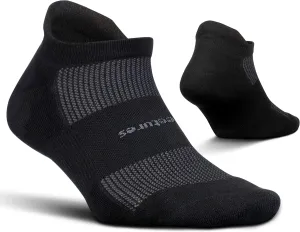 Feetures High Performance Max Cushion Ankle Sock - No Show Socks for Women & Men with Heel Tab - (1 Pair)