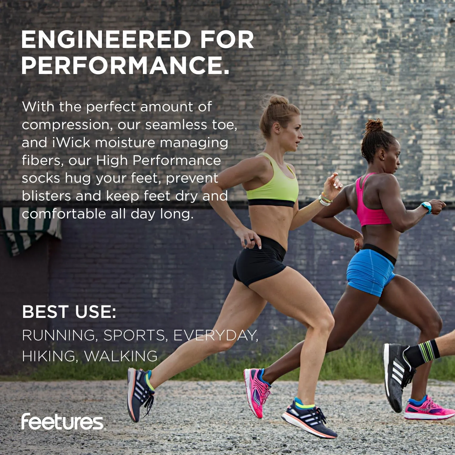 Feetures High Performance Max Cushion Ankle Sock - No Show Socks for Women & Men with Heel Tab - (1 Pair)