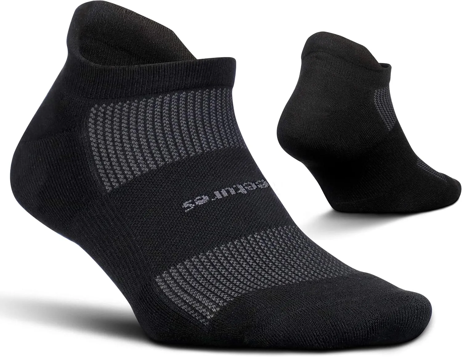 Feetures High Performance Max Cushion Ankle Sock - No Show Socks for Women & Men with Heel Tab - (1 Pair)